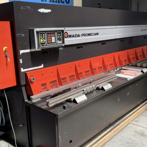 AMADA GX 840, 8 mm x 4050, sterowanie CNC, podtrzymanie blachy